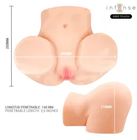 INTENSE DEEP TOUCH - GINGER MASTURBADOR VAGINA CON EFECTO SUCCIÓN, CALOR, VIBRACIÓN Y VOZ CON CONTROL REMOTO 5.3 KG